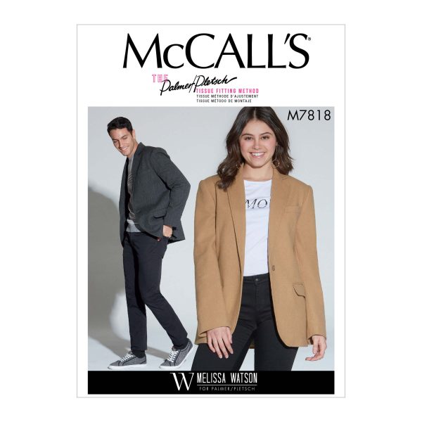 McCall's Sewing Pattern M7818 Unisex Jacket