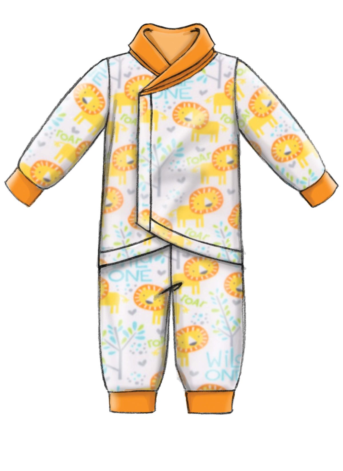 McCall's Sewing Pattern M7827 BABY Sportswear