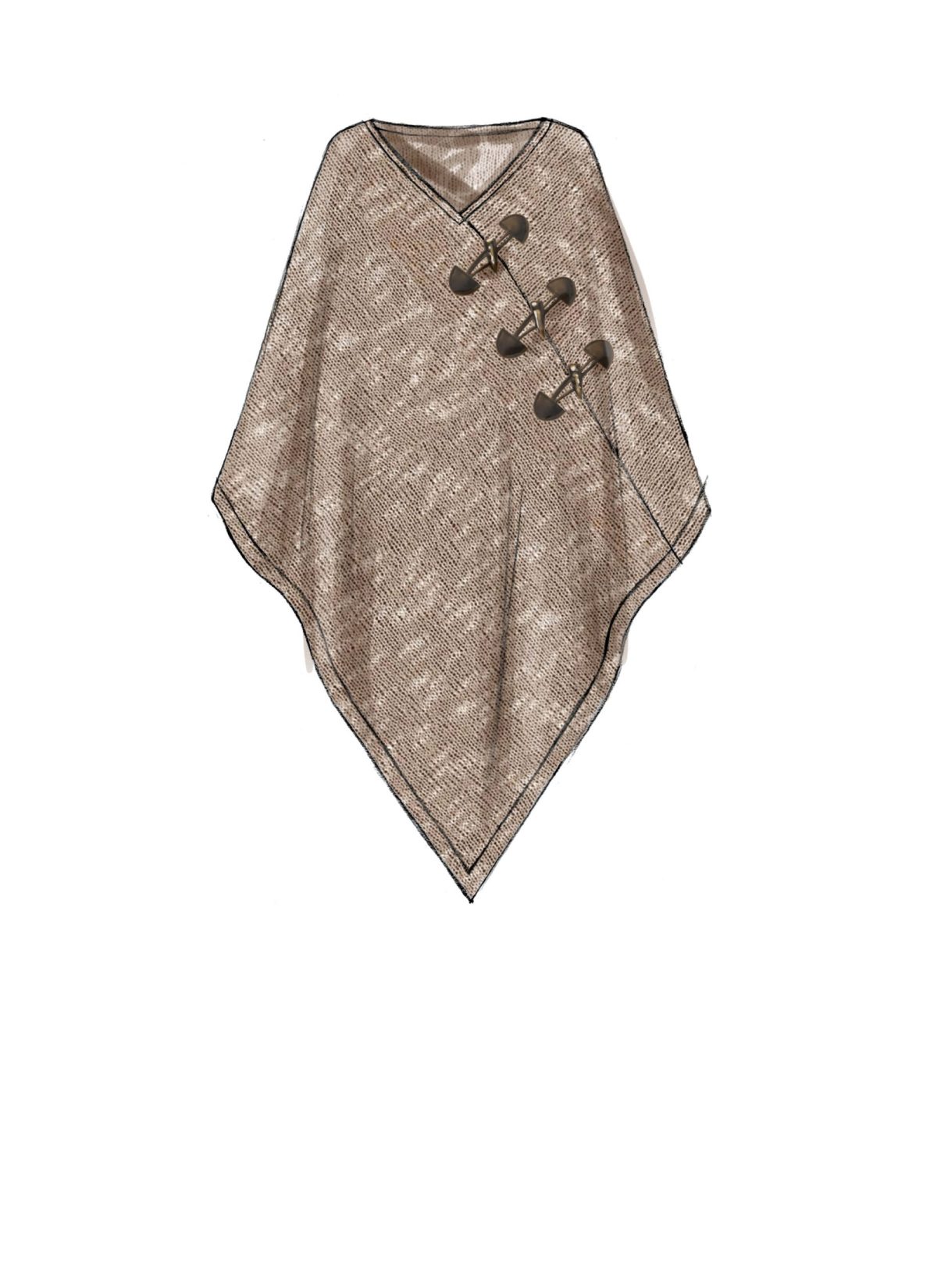 McCall's Sewing Pattern M7846 Misses' Ponchos