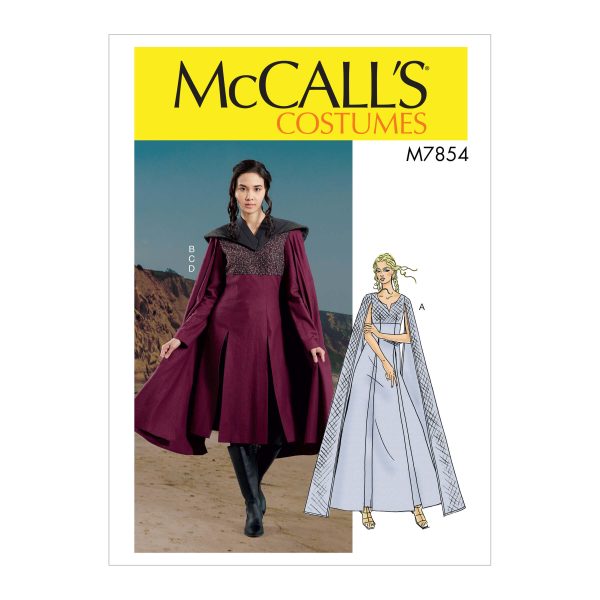 McCall's Sewing Pattern M7854 Misses' Costume