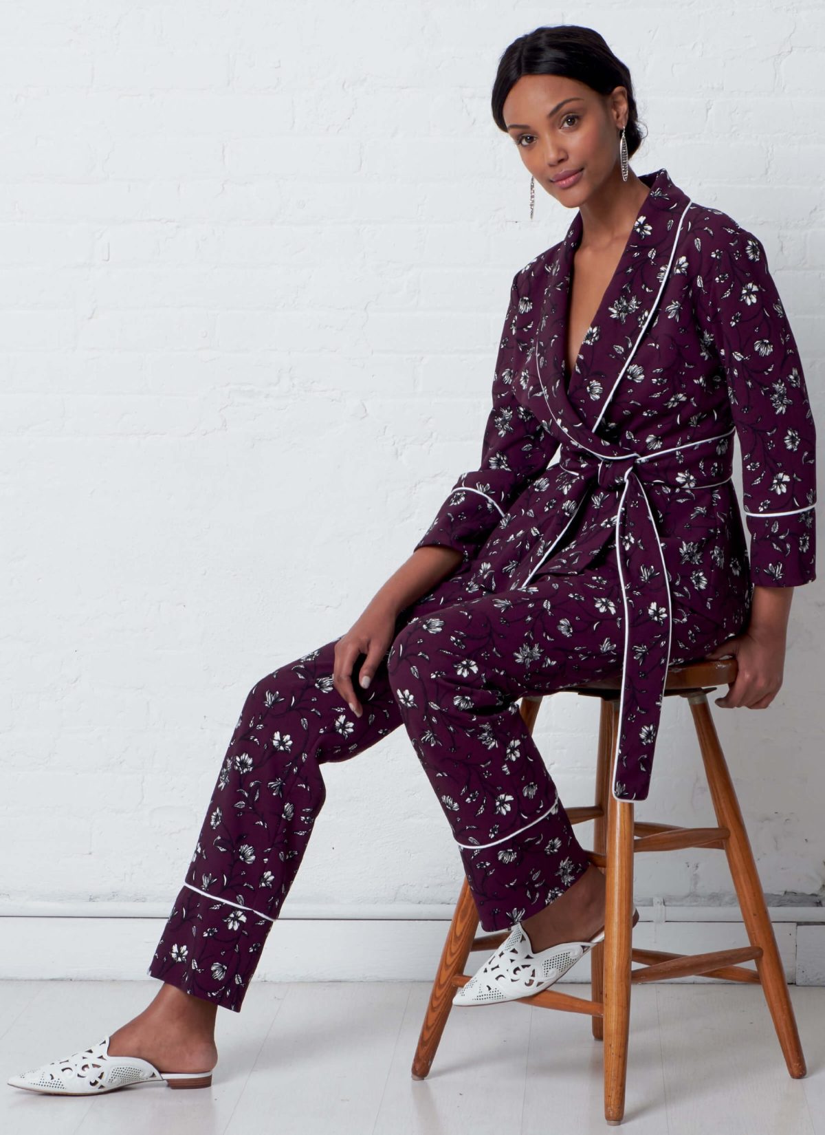 McCall's Sewing Pattern M7875 Misses' Jacket, Robe, Trousers and Belt