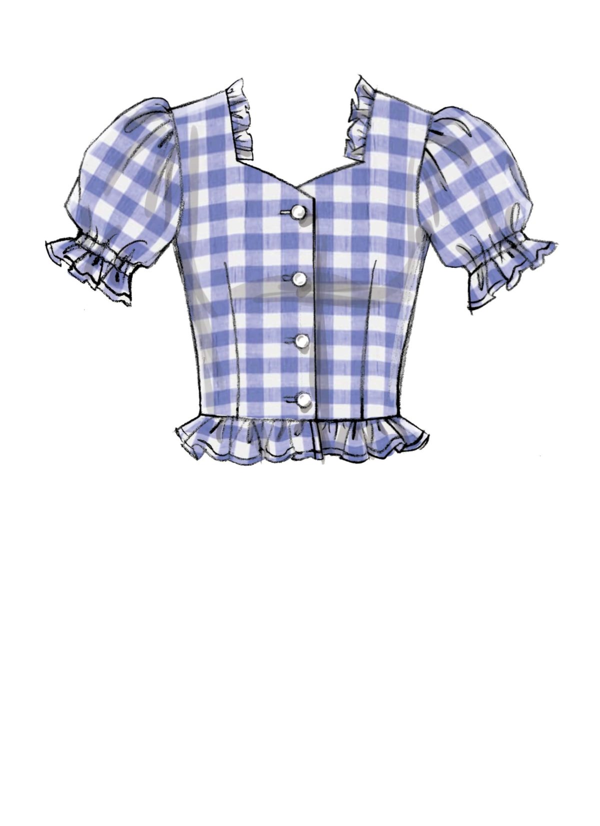 McCall's Sewing Pattern M7900 Misses' Tops