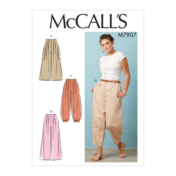 McCall's Sewing Pattern M7907 Misses' Pants