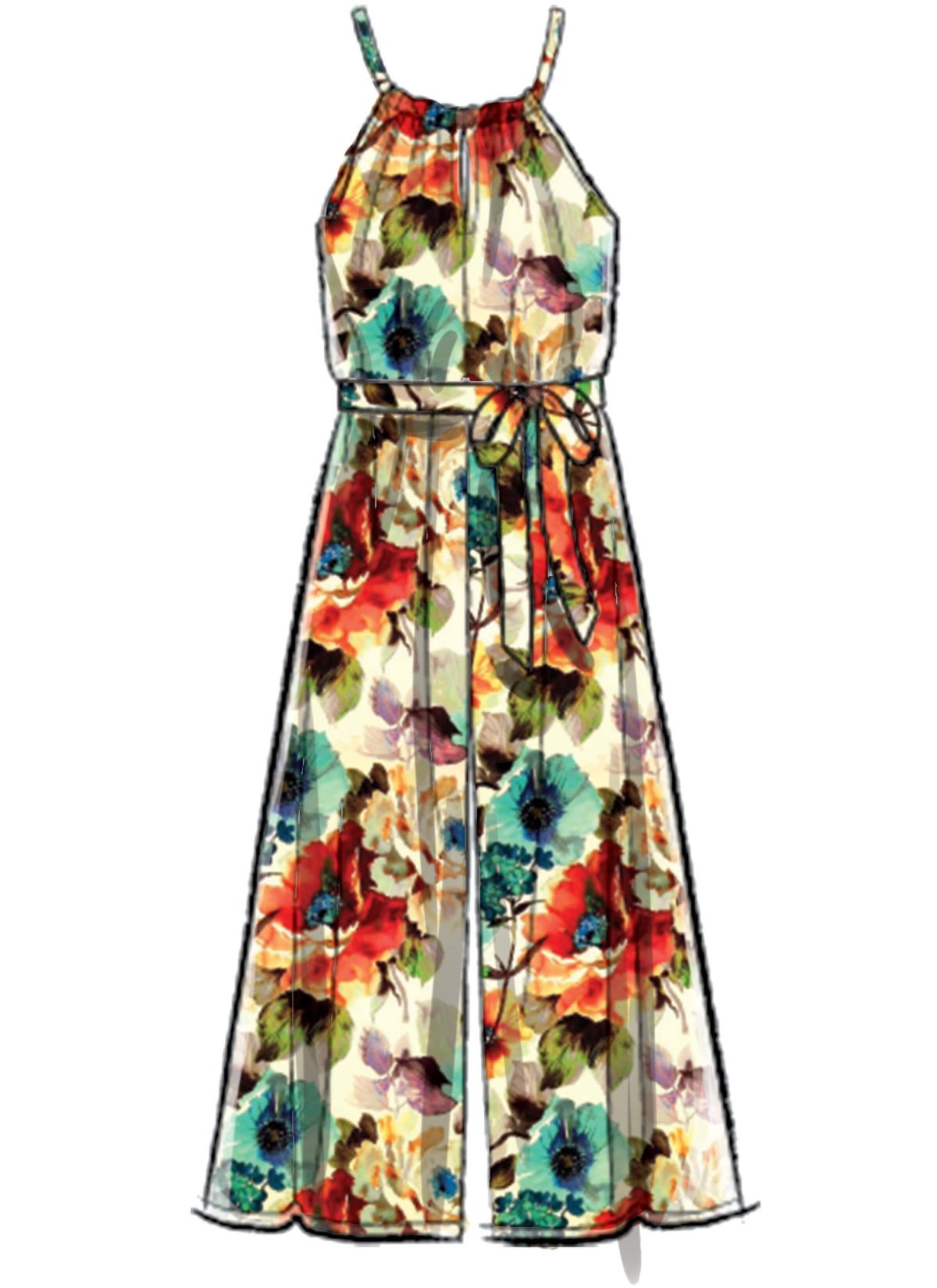 McCall's Sewing Pattern M7917 Children's and Girl's Romper, Jumpsuit and Belt