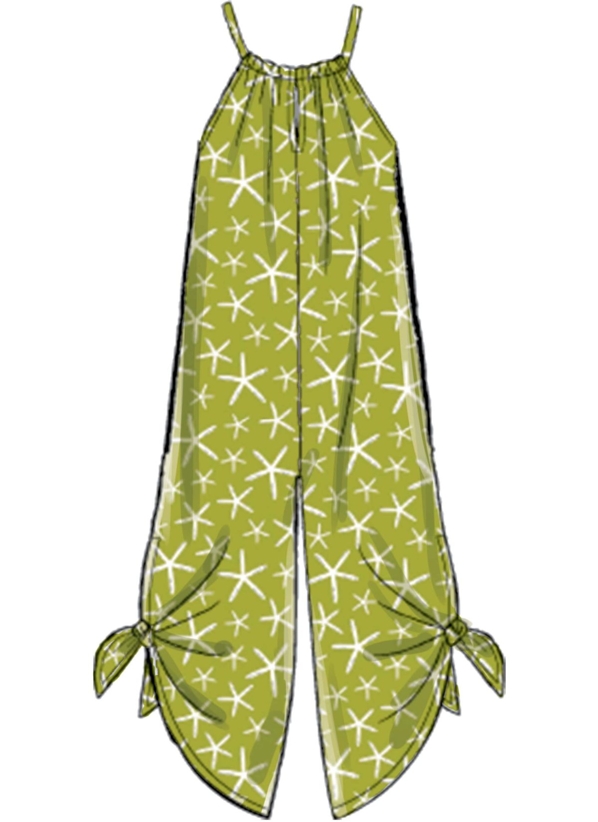 McCall's Sewing Pattern M7917 Children's and Girl's Romper, Jumpsuit and Belt