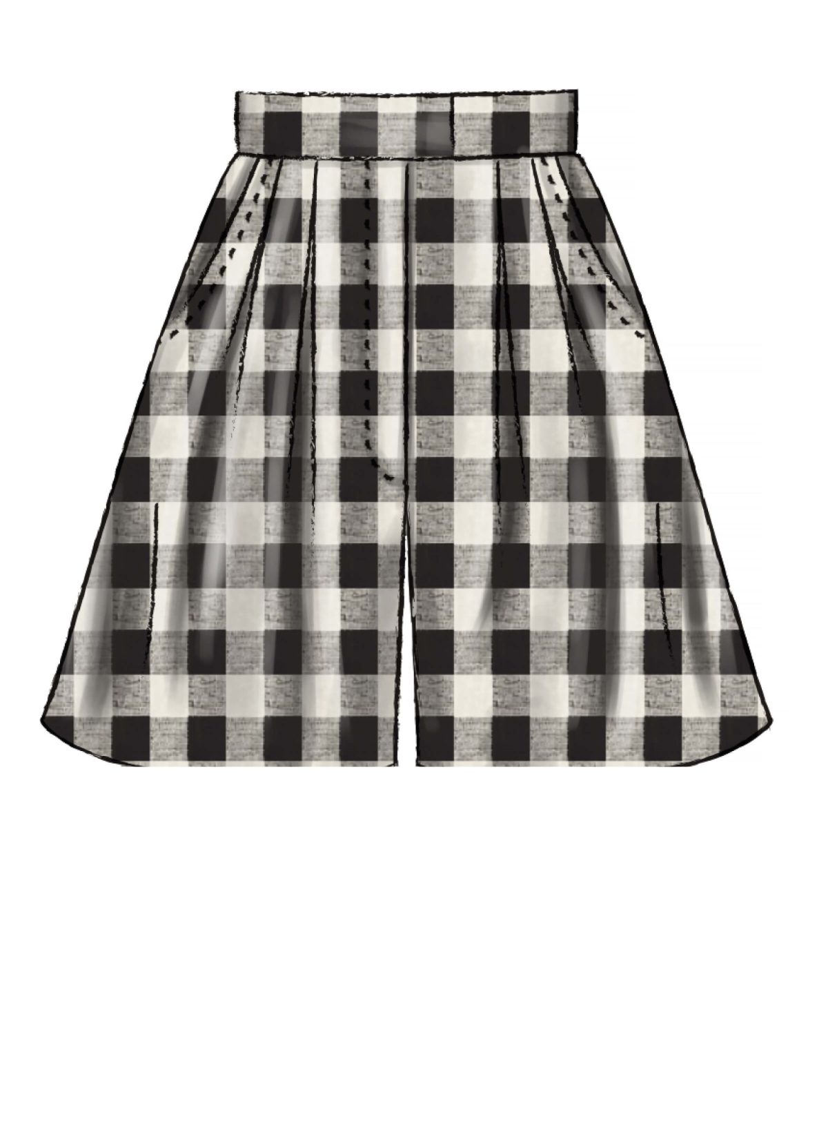 McCall's Sewing Pattern M7962 Misses' Tops, Shorts and Pants