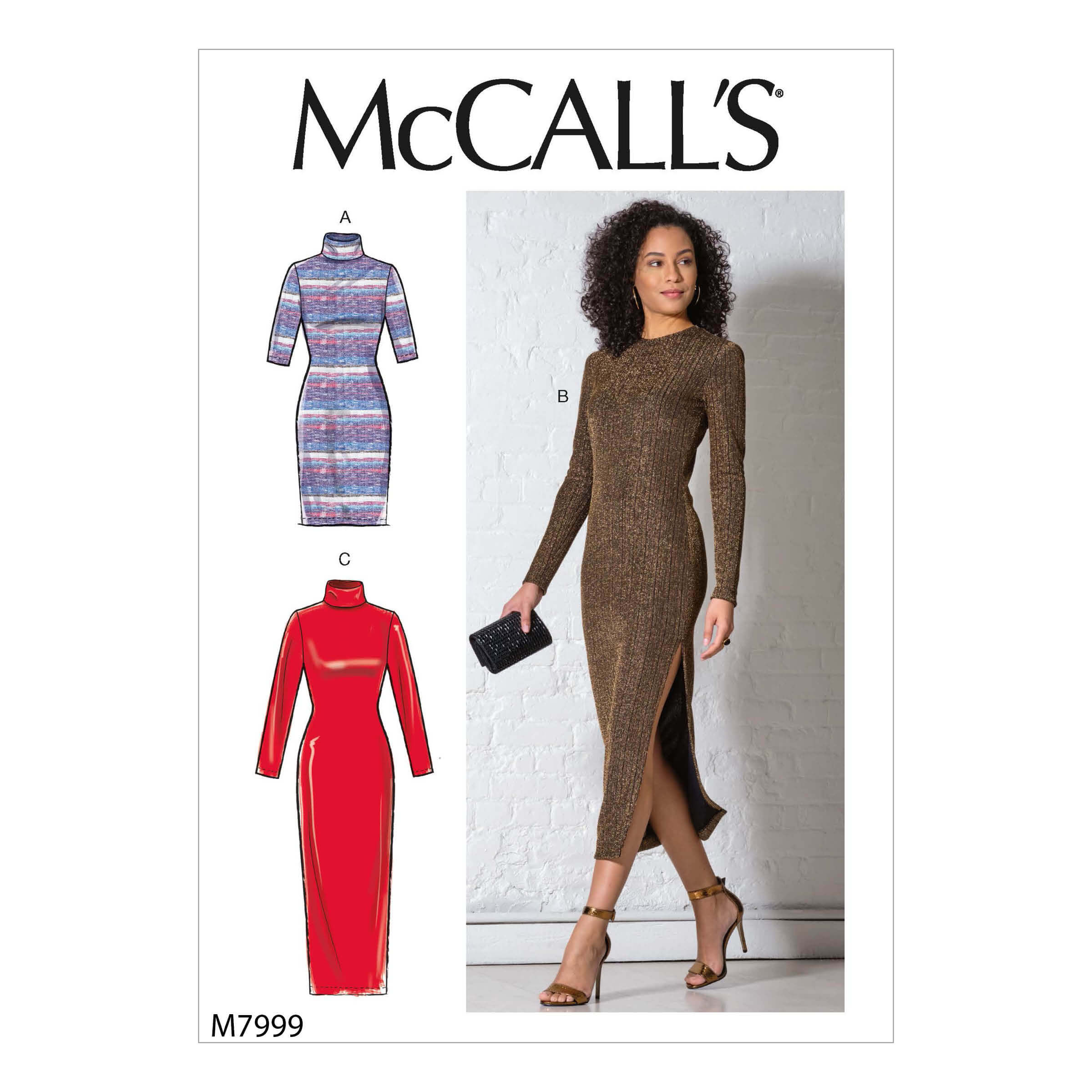 McCall's Sewing Pattern M7999 Misses' Dress