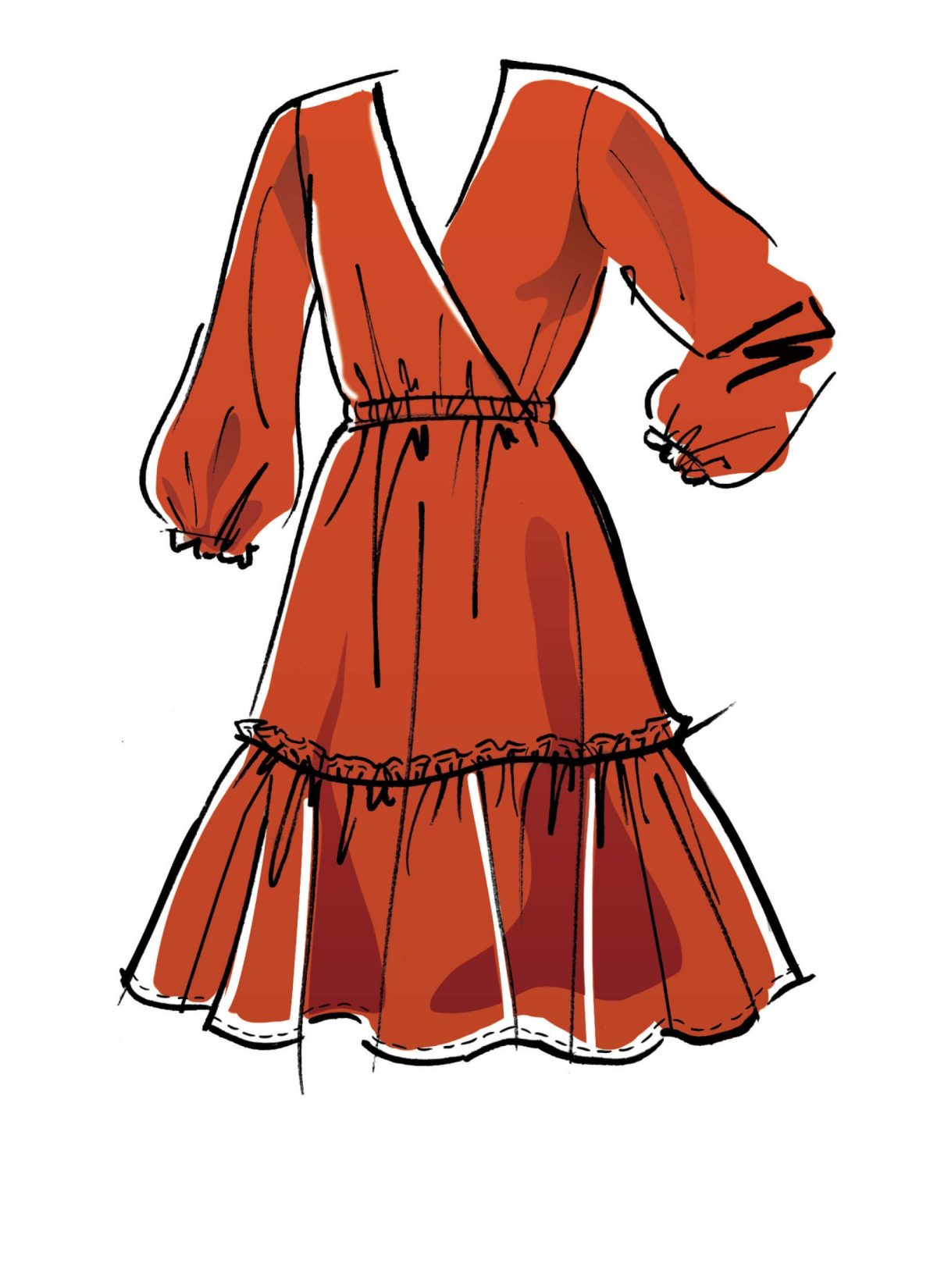 McCall's Sewing Pattern M8035 Misses' Dresses #BrynnMcCalls