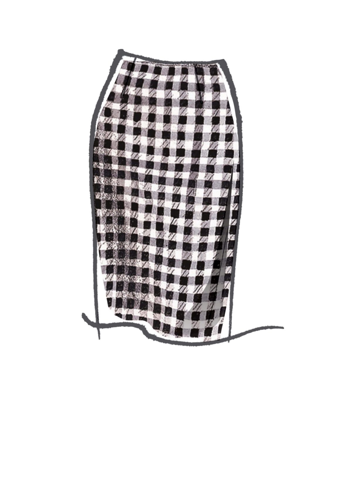 M8051 Misses' Pencil Skirts In Five Lengths #MarieMcCalls