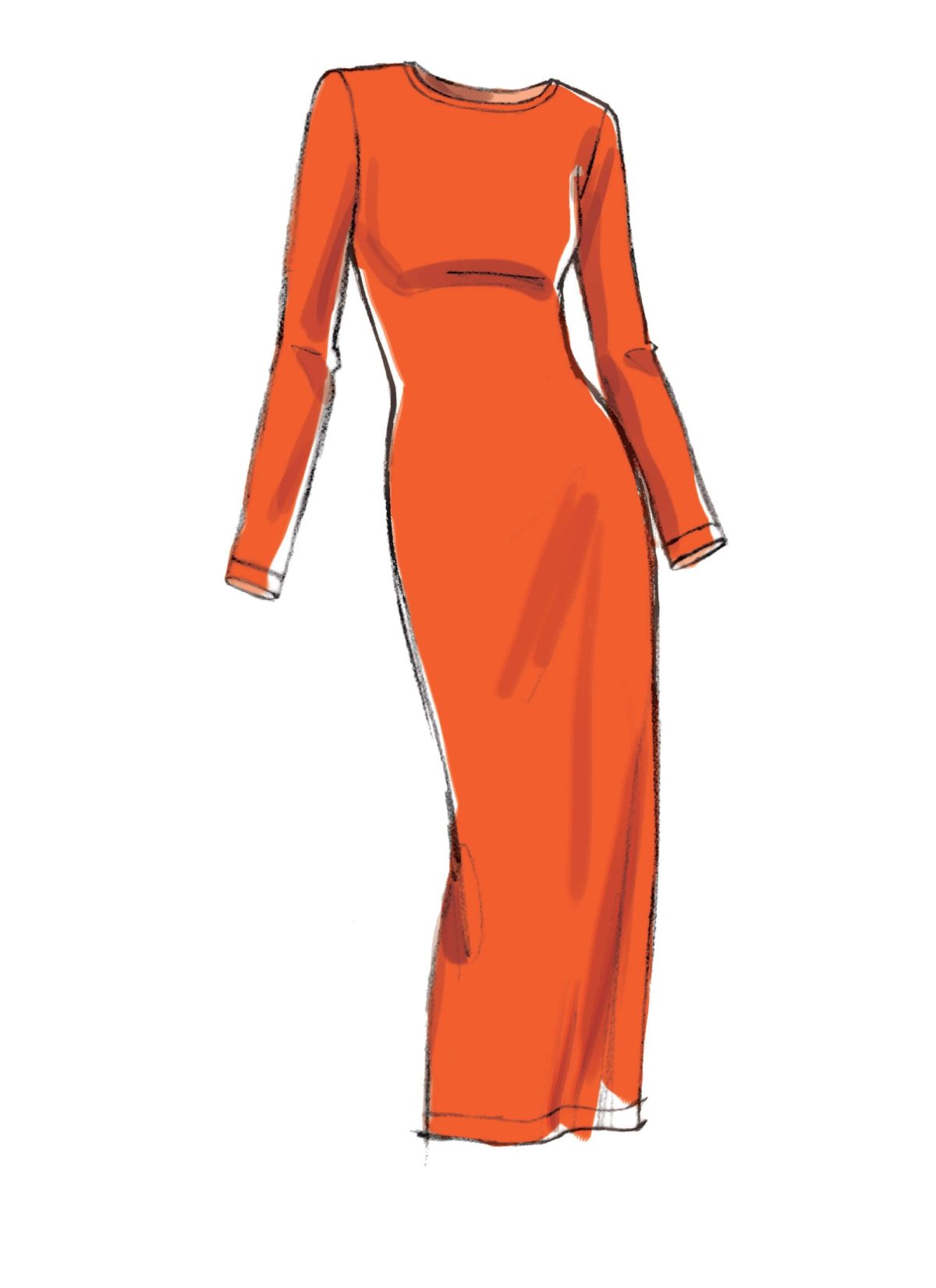 McCall's M8058 Misses' Knit Pullover Dresses #IsabelMcCalls