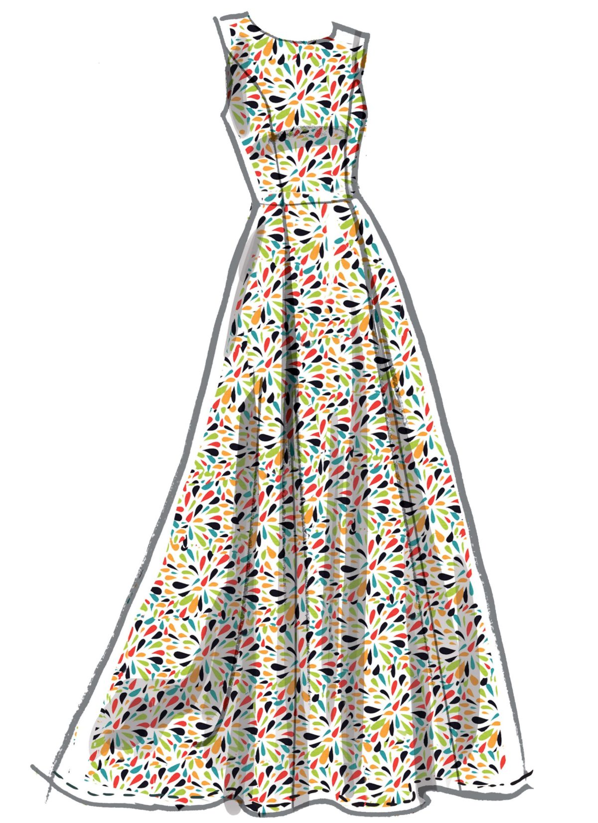 McCall's M8060 Misses' Pleated-Skirt Dresses #CallieMcCalls