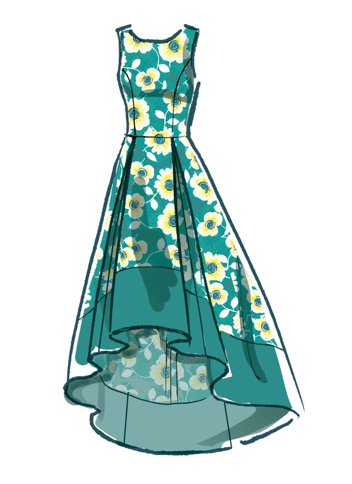 McCall's M8060 Misses' Pleated-Skirt Dresses #CallieMcCalls