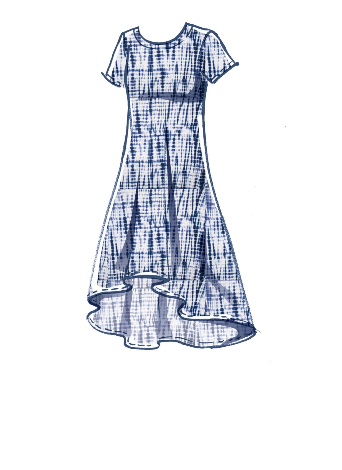 McCall’s M8062 Misses' Straight, Handkerchief, or High-Low Hem Dresses #IslaMcCalls