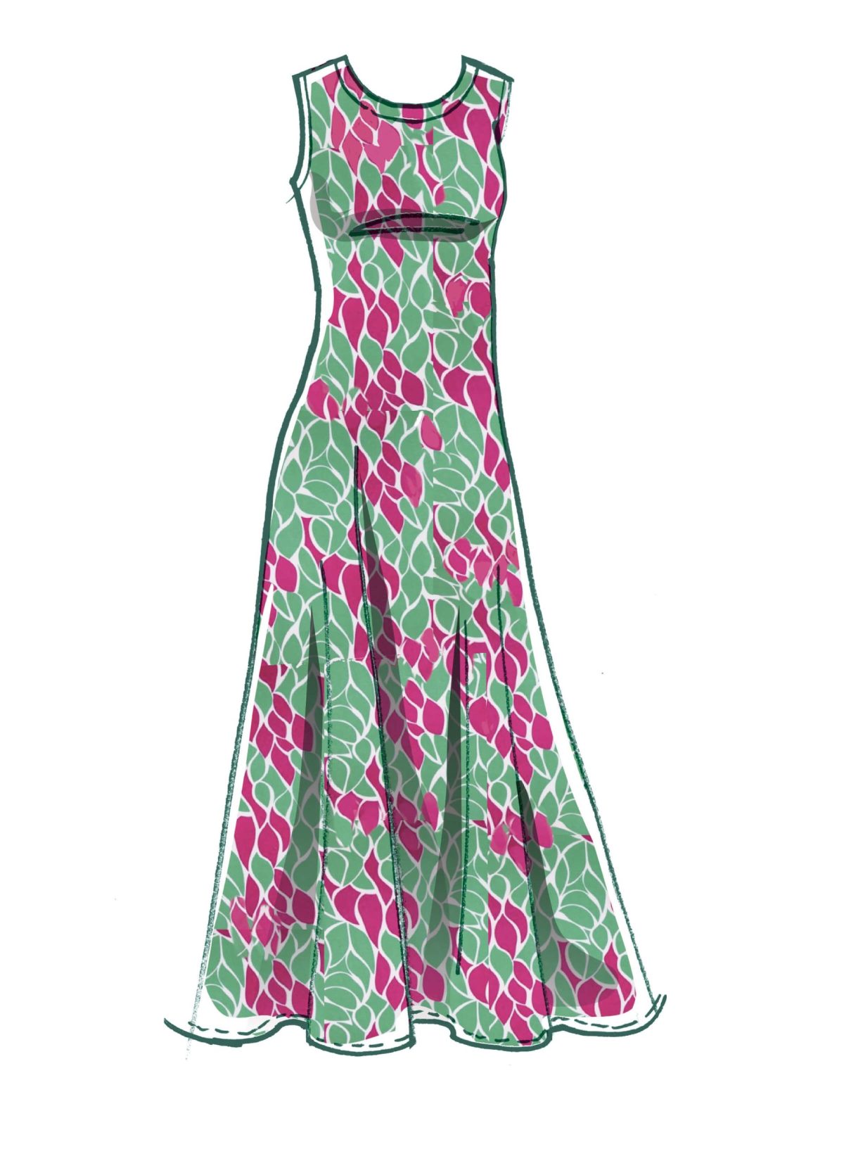 McCall’s M8062 Misses' Straight, Handkerchief, or High-Low Hem Dresses #IslaMcCalls