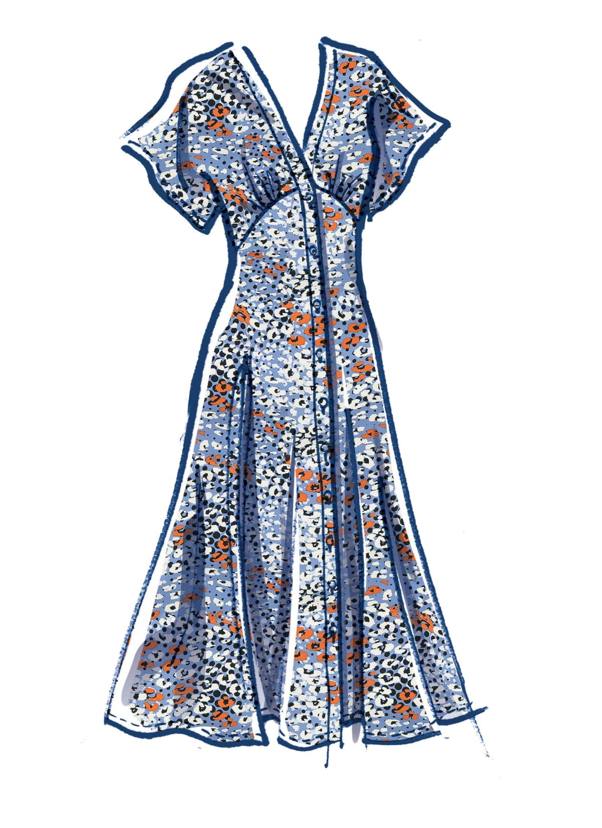 McCall's Sewing Pattern M8104 Misses' Dresses. #DawnMcCalls