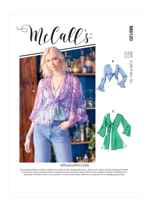 McCall's Sewing Pattern M8120 Misses' Jacket