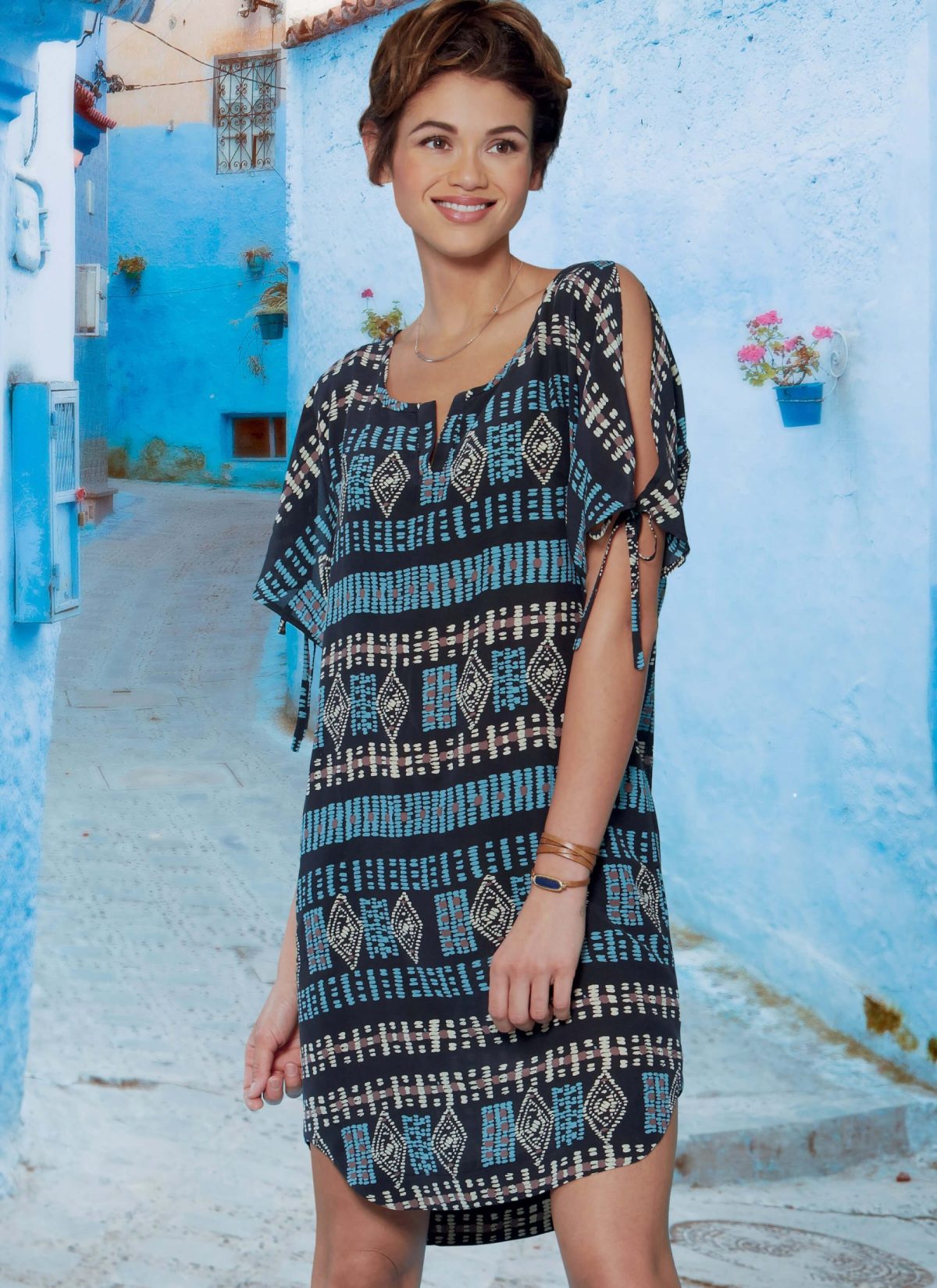 McCall's Sewing Pattern M8164 Misses' Dresses With Sleeve Ties, Pocket Variations and Belt #RobinMcCalls