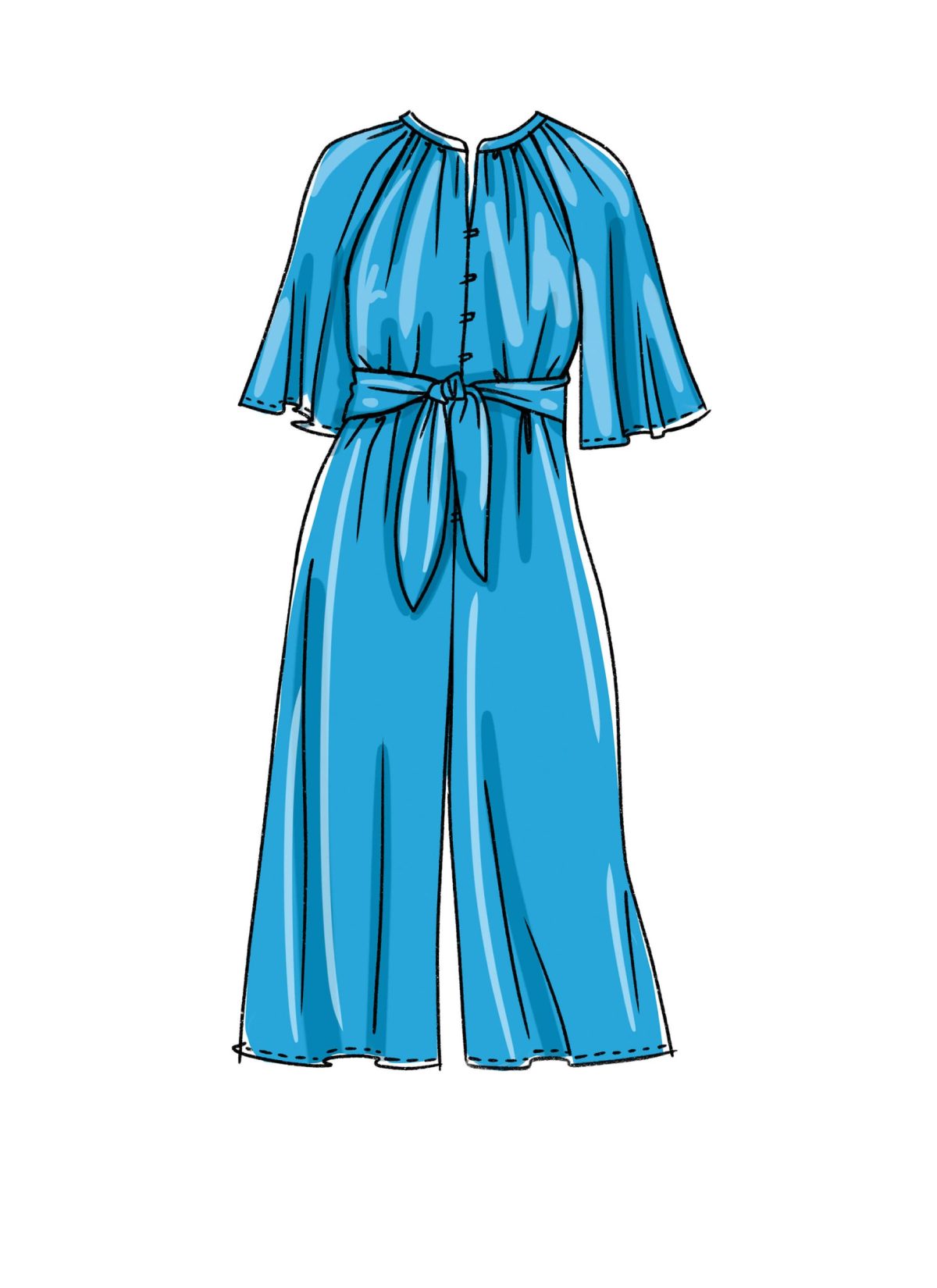 McCall's Sewing Pattern M8288 Misses' and Women's Romper, Jumpsuits and Sash