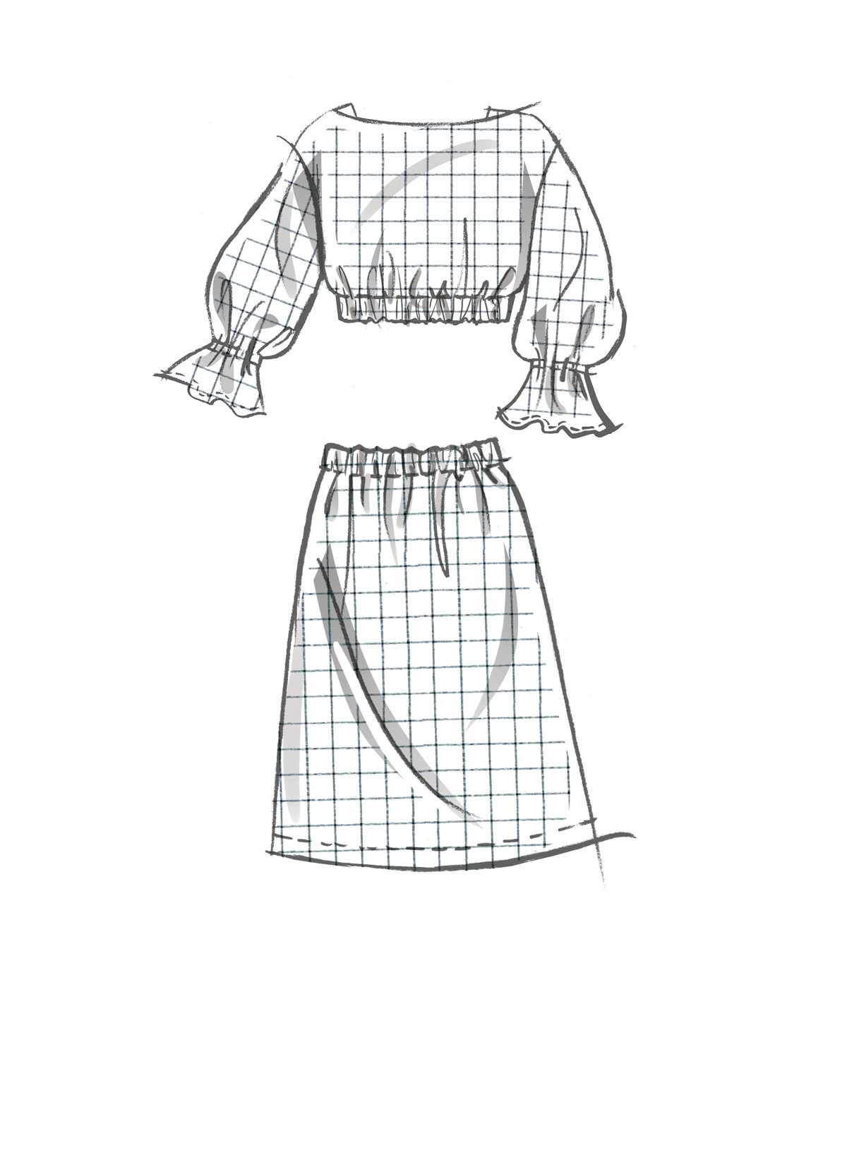 McCall’s Sewing Pattern M8295 Girls’ Tops, Skirts, Shorts and Trousers