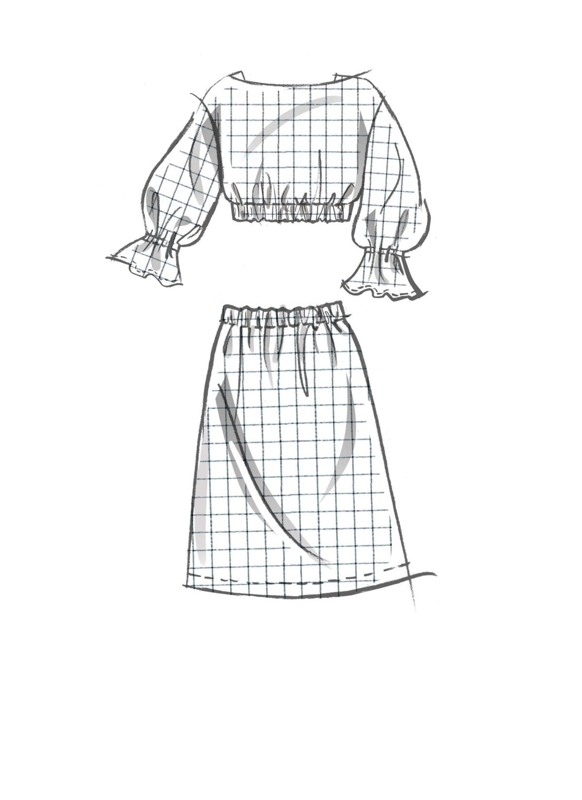 McCall's Sewing Pattern M8295 Girls' Tops, Skirts, Shorts and Trousers
