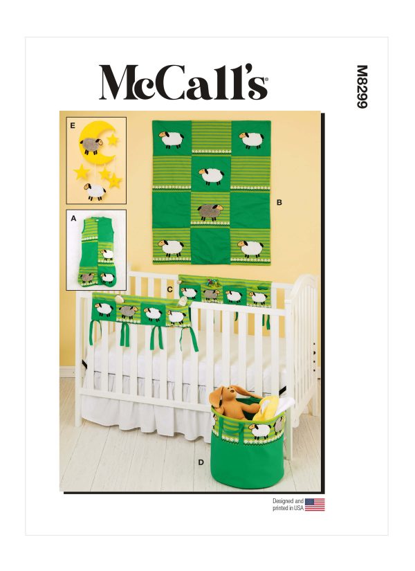 McCall's Sewing Pattern M8299 Nursery Items