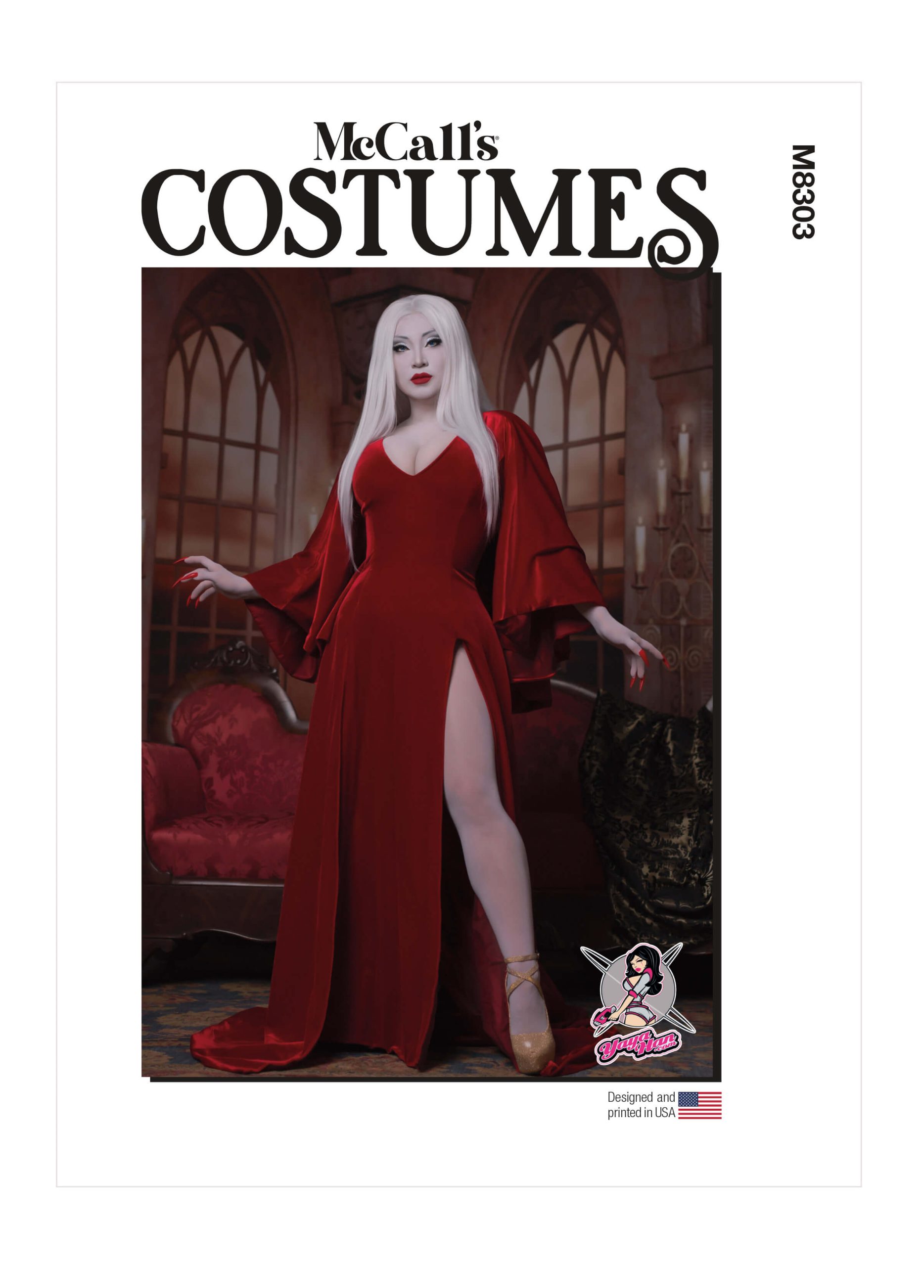 McCall's Sewing Pattern M8303 Dress and Sleeved Cape by Yaya Han