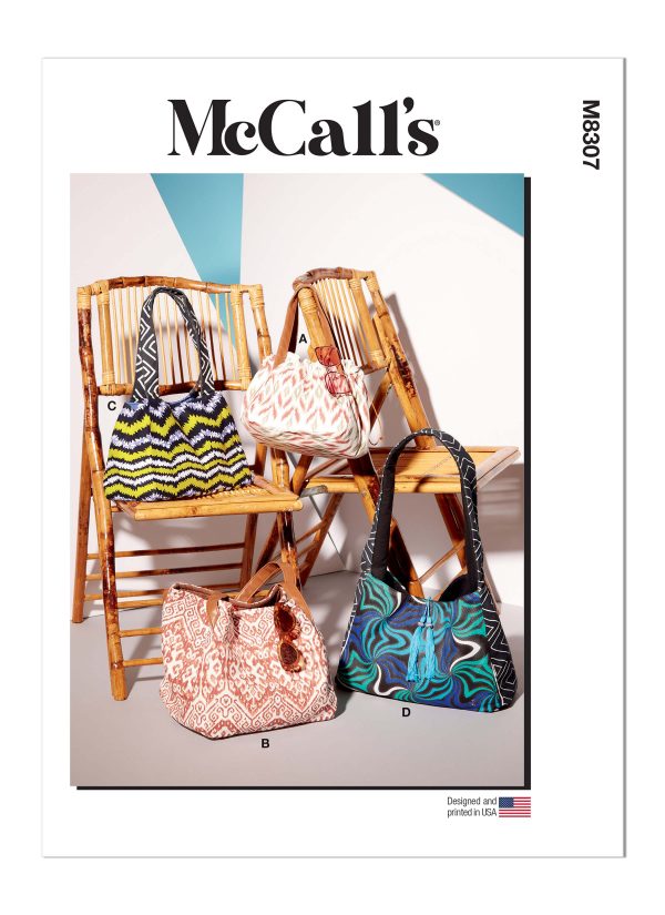 McCall's Sewing Pattern M8307 Bags and Totes