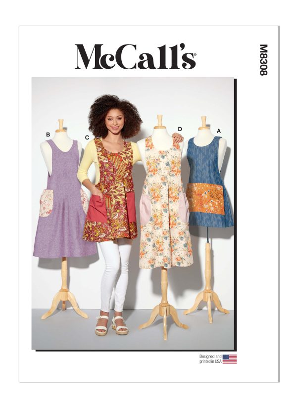 McCall's Sewing Pattern M8308 Misses' Aprons