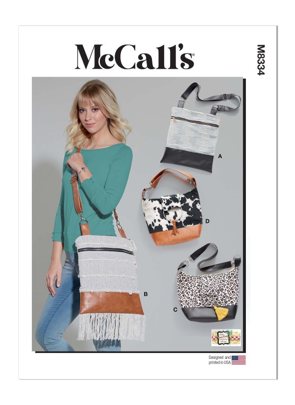 McCall's Sewing Pattern M8334 Bags by Tiny Seamstress Designs