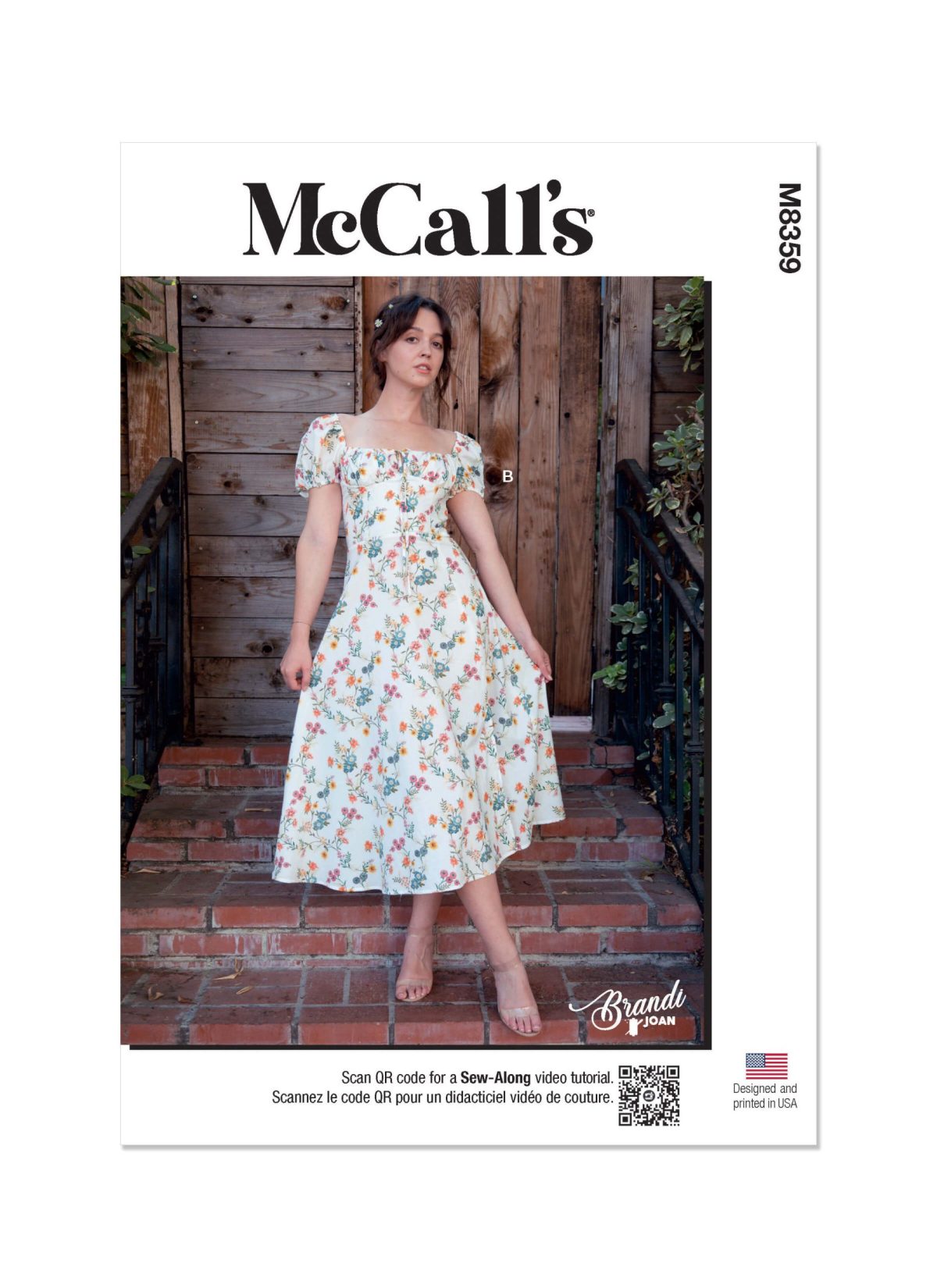 McCall's Sewing Pattern M8359 Misses' Top and Dress by Brandi Joan
