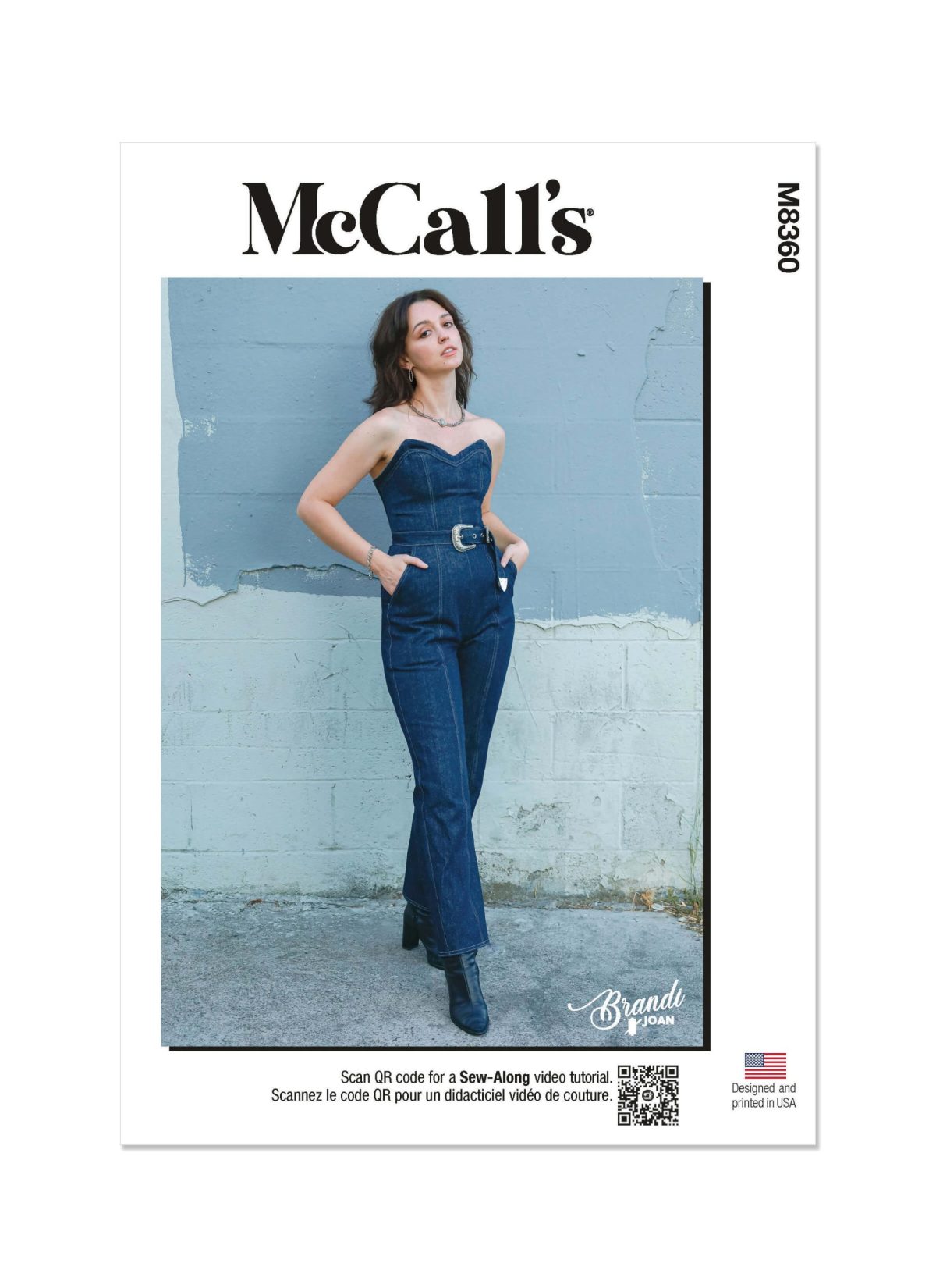 McCall's Sewing Pattern M8360 Misses' Jumpsuit by Brandi Joan