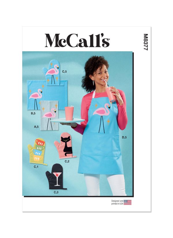 McCall's Sewing Pattern M8377 Apron and Kitchen Accessories