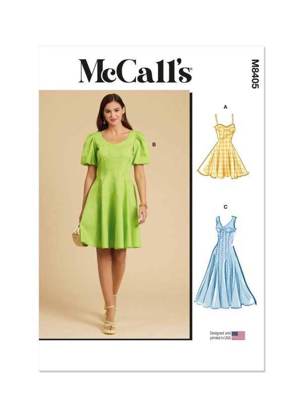 McCall's Sewing Pattern M8405 Misses' Dress