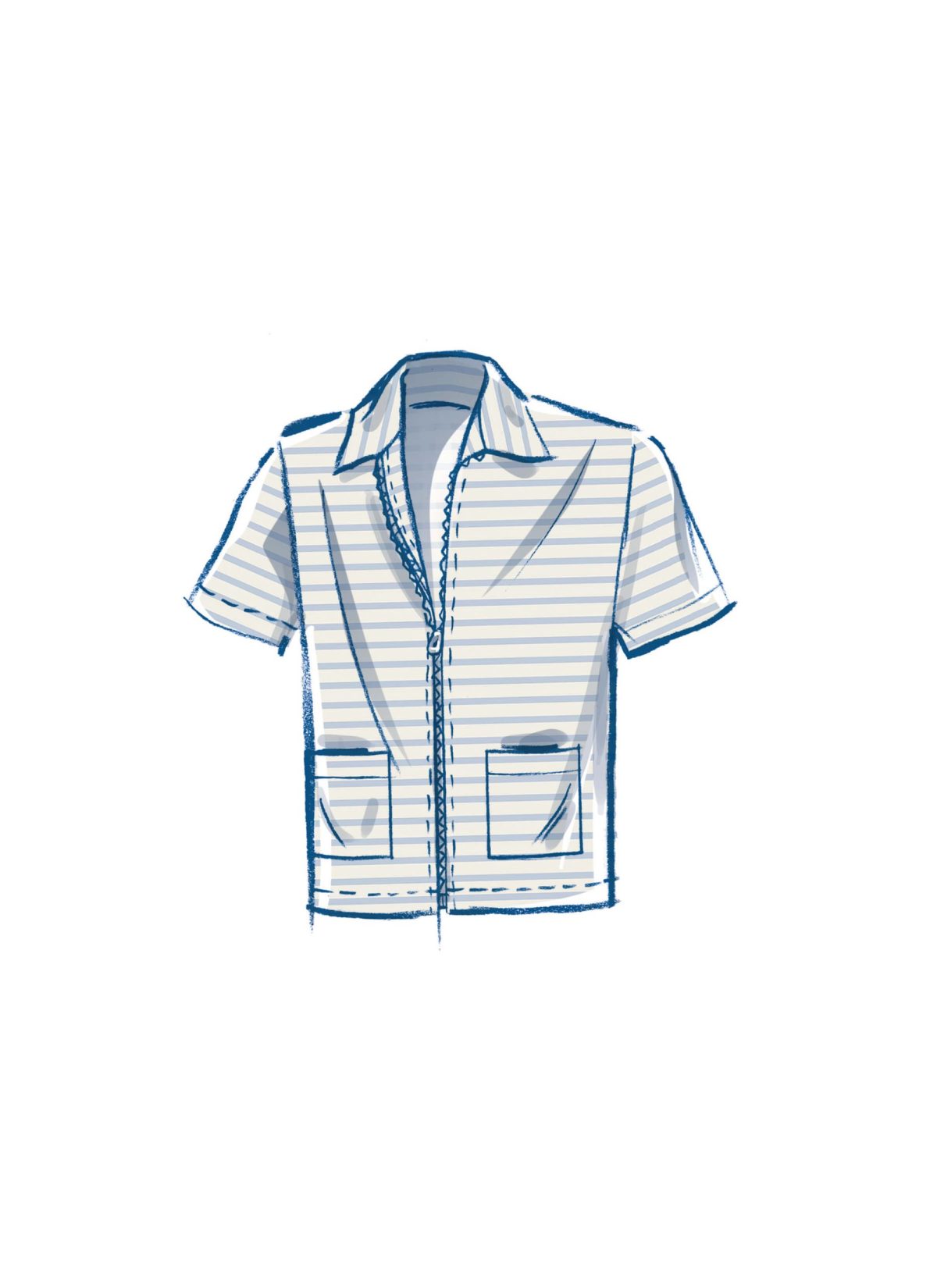 McCall's Sewing Pattern M8414 Men's Knit Shirt and Shorts