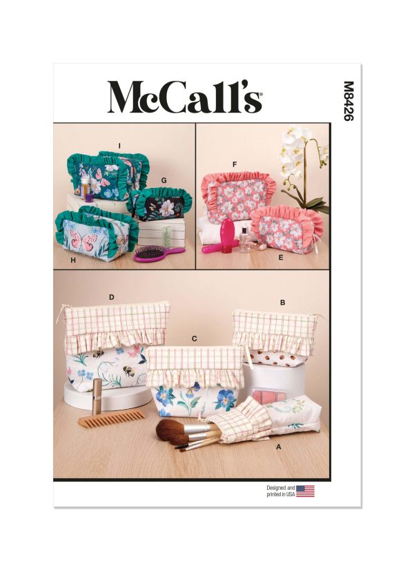 McCall's Sewing Pattern M8426 Zipper Cases