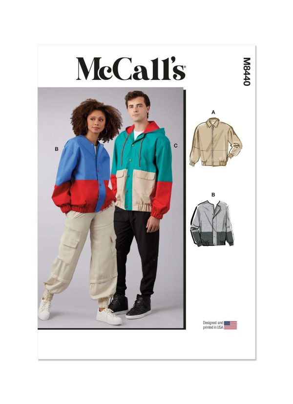 McCall's Sewing Pattern M8440 Unisex Jacket