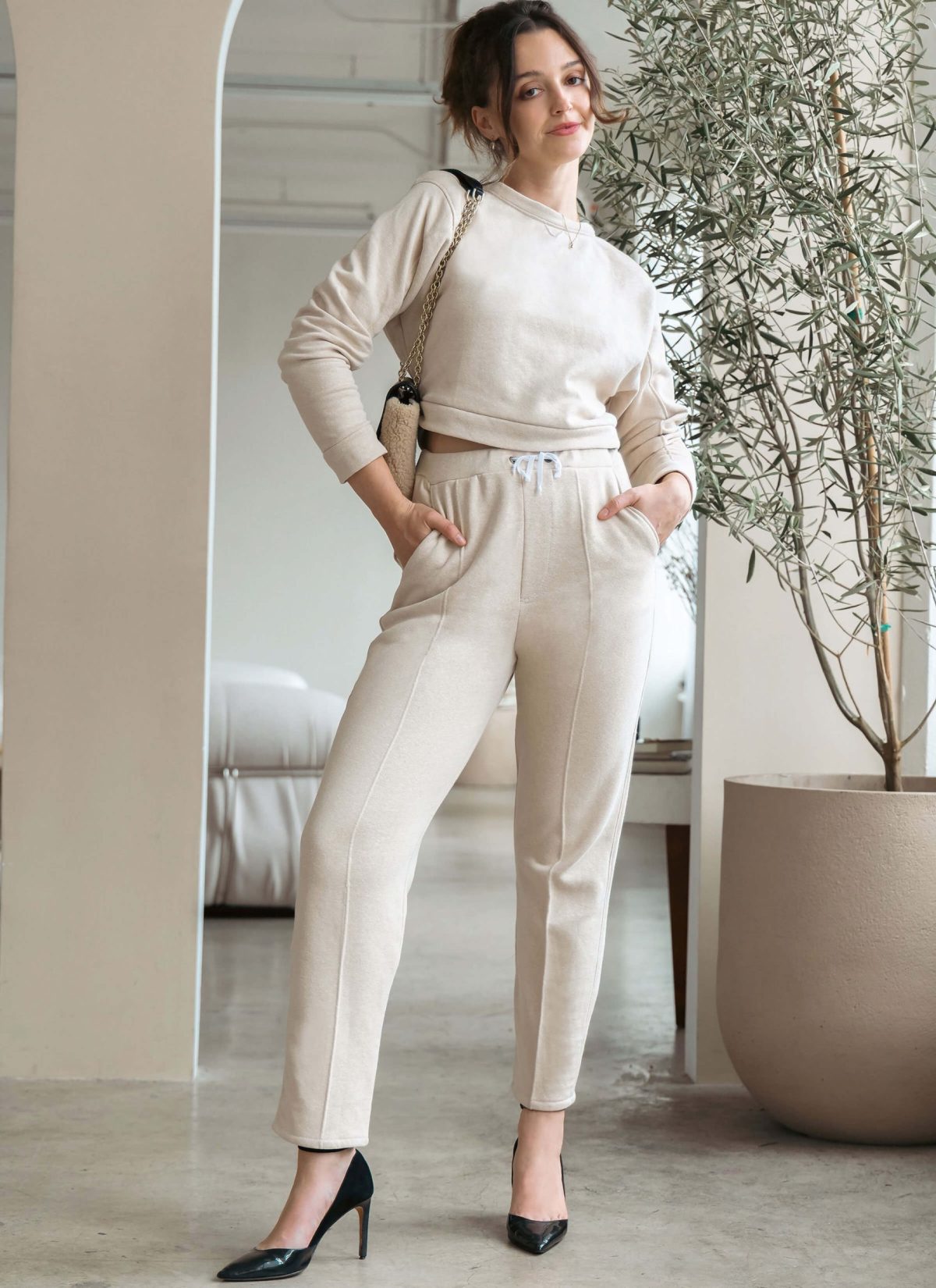 McCall's Sewing Pattern M8447 Misses' Knit Top and Bottoms by Brandi Joan