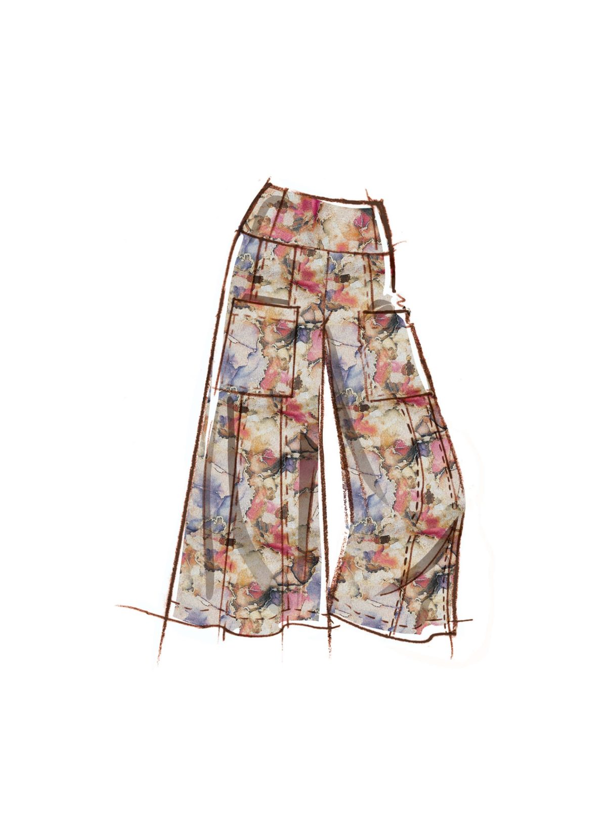 McCall's Sewing Pattern M8456 Misses' and Women's Knit Top, Shorts and Trousers