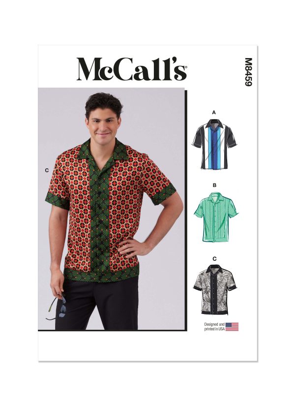McCall's Sewing Pattern M8459 Men's Shirt