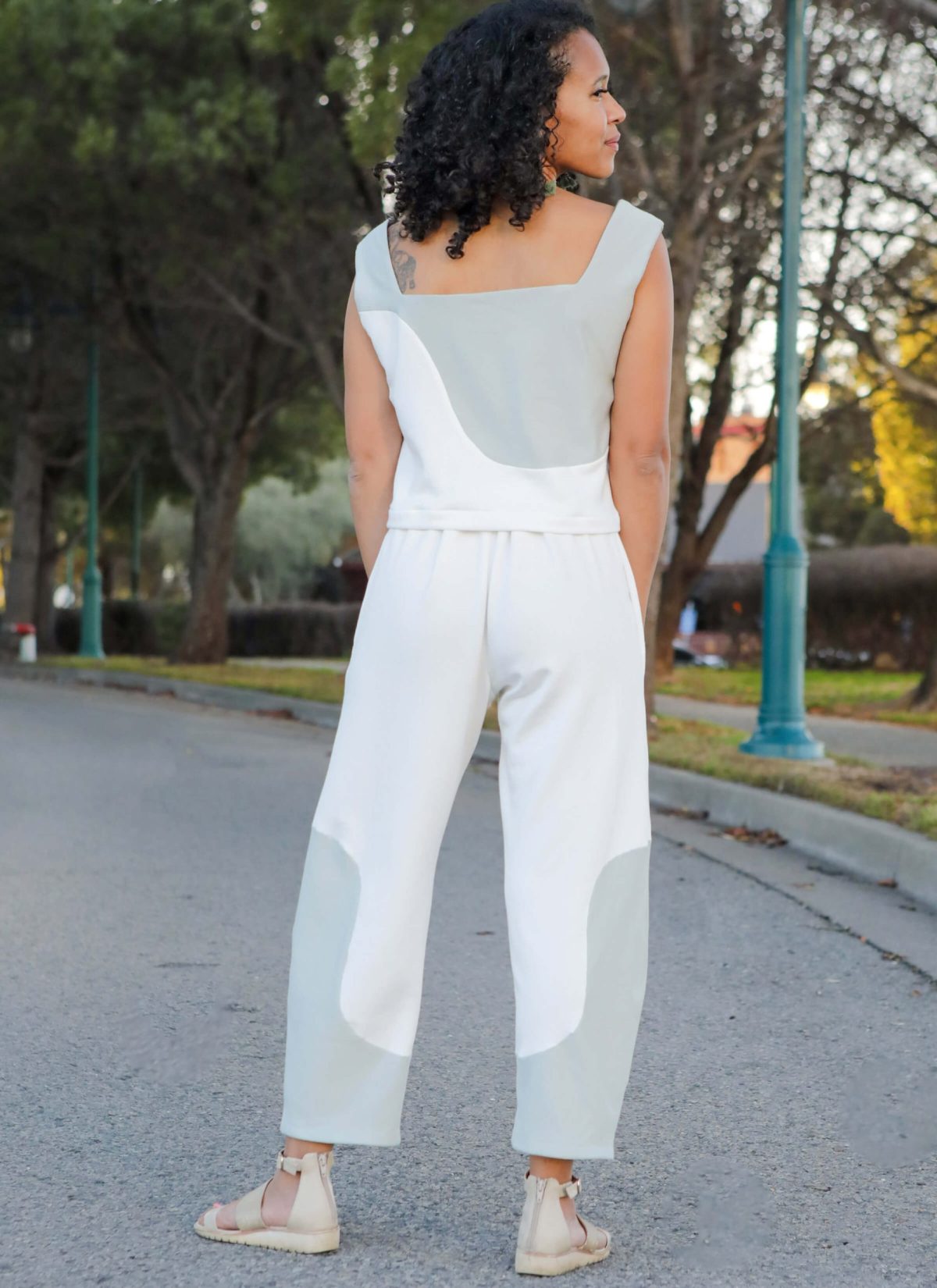 Know Me Sewing Pattern ME2033 Misses' Crop Tops and Trousers