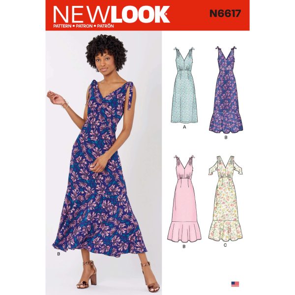 New Look Sewing Pattern N6617 Misses' Dresses