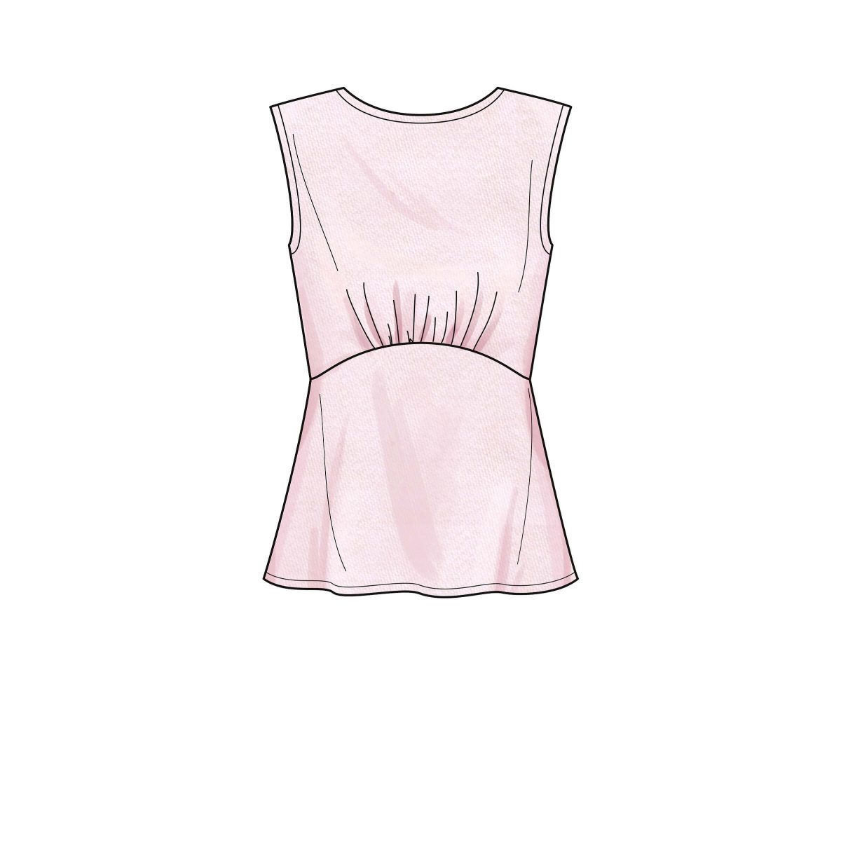 New Look Sewing Pattern N6656 Misses' Tops