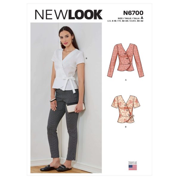 New Look Sewing Pattern N6700 Misses' Tops