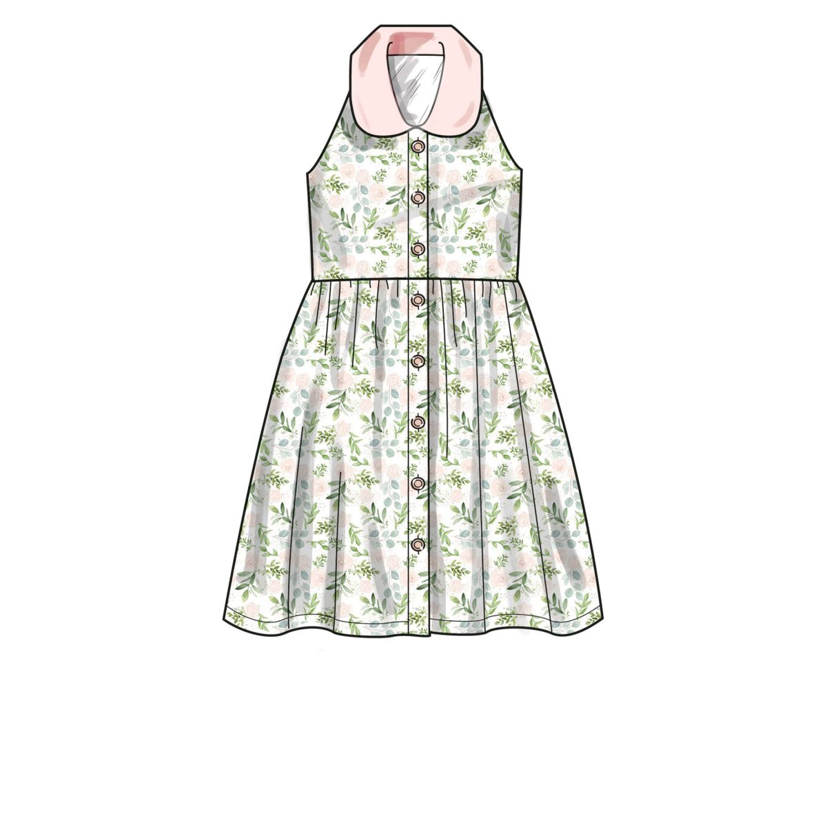New Look Sewing Pattern N6727 Children's and Girls' Dresses