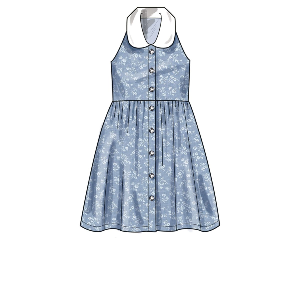 New Look Sewing Pattern N6727 Children's and Girls' Dresses