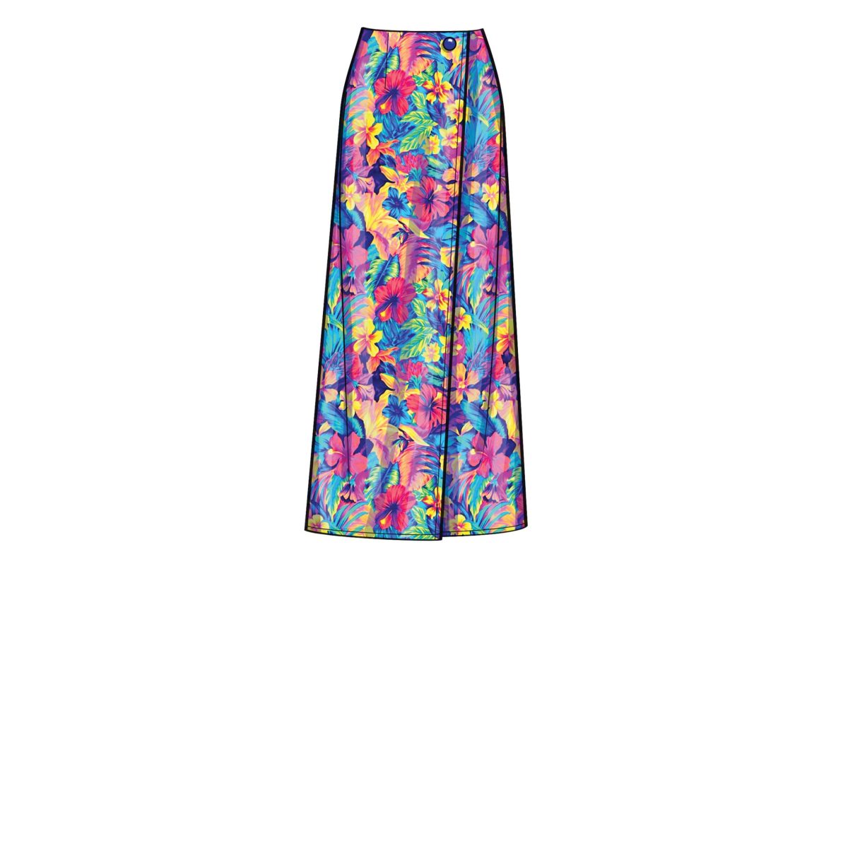 New Look Sewing Pattern N6734 Misses' Swimsuit and Wrap Skirt