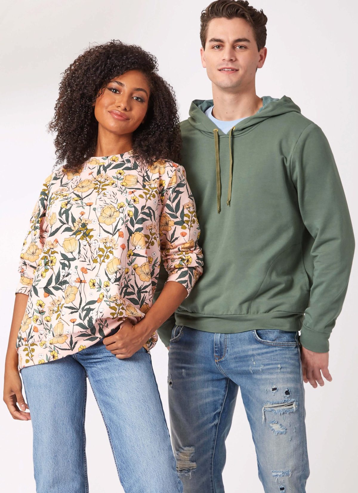 New Look Sewing Pattern N6759 Misses' and Men's Sweatshirts