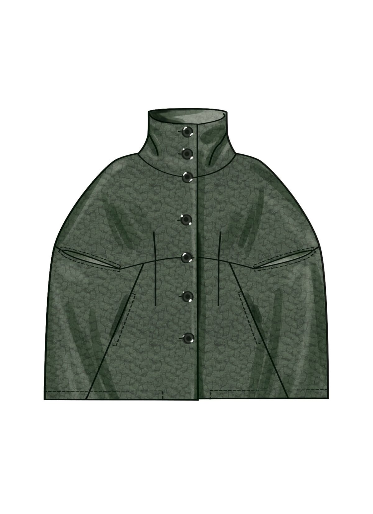 New Look Sewing Pattern N6768 Misses' Cape