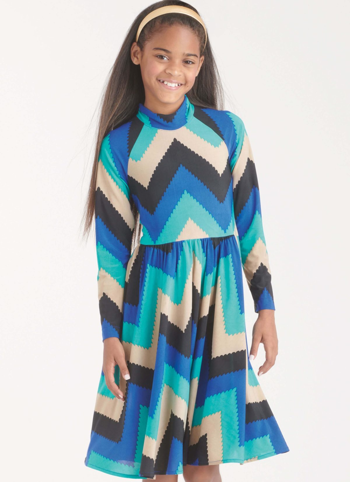 New Look Sewing Pattern N6773 Children's and Girls' Knit Dresses