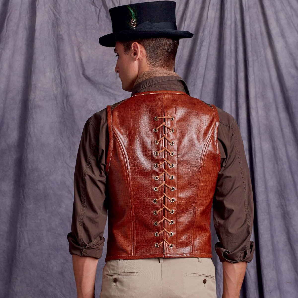 PATTERN S9087 MEN'S STEAMPUNK CORSET WAISTCOAT